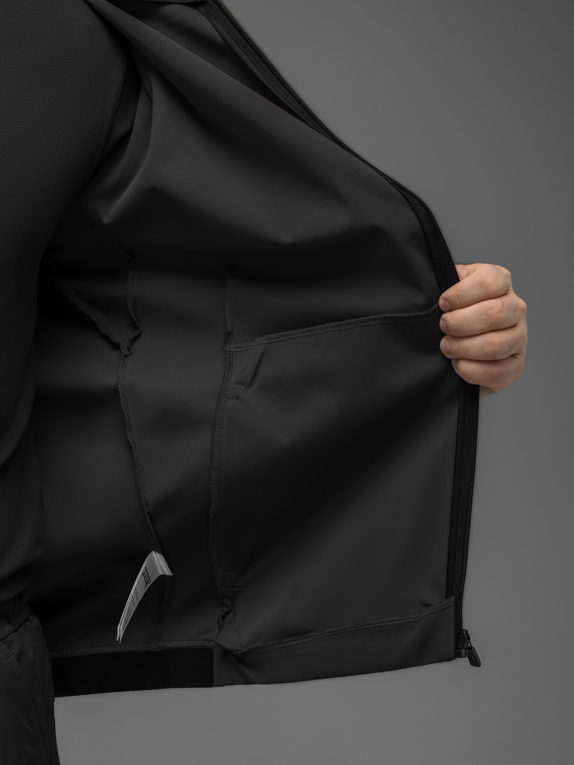 Куртка вітрівка BEZET Apex чорний - Фото 24