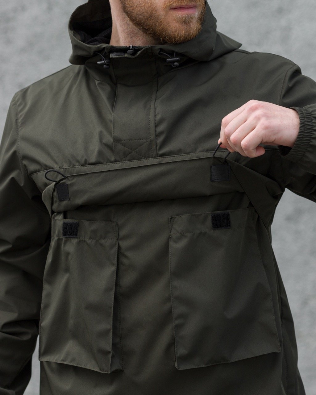 Анорак BEZET Паркур хакі - Фото 10