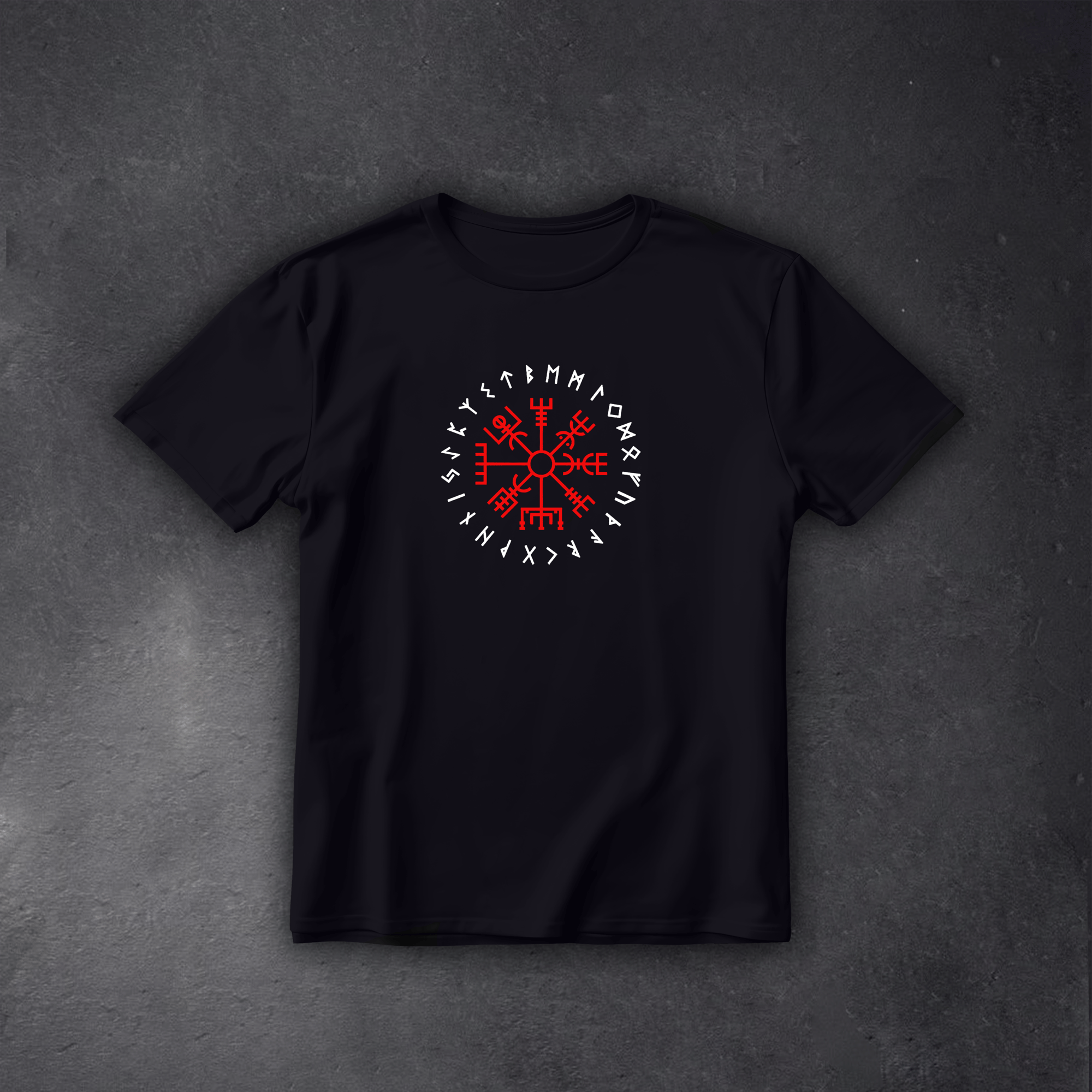 Футболка Agyshjalm ver.2 чоловіча чорна We feel