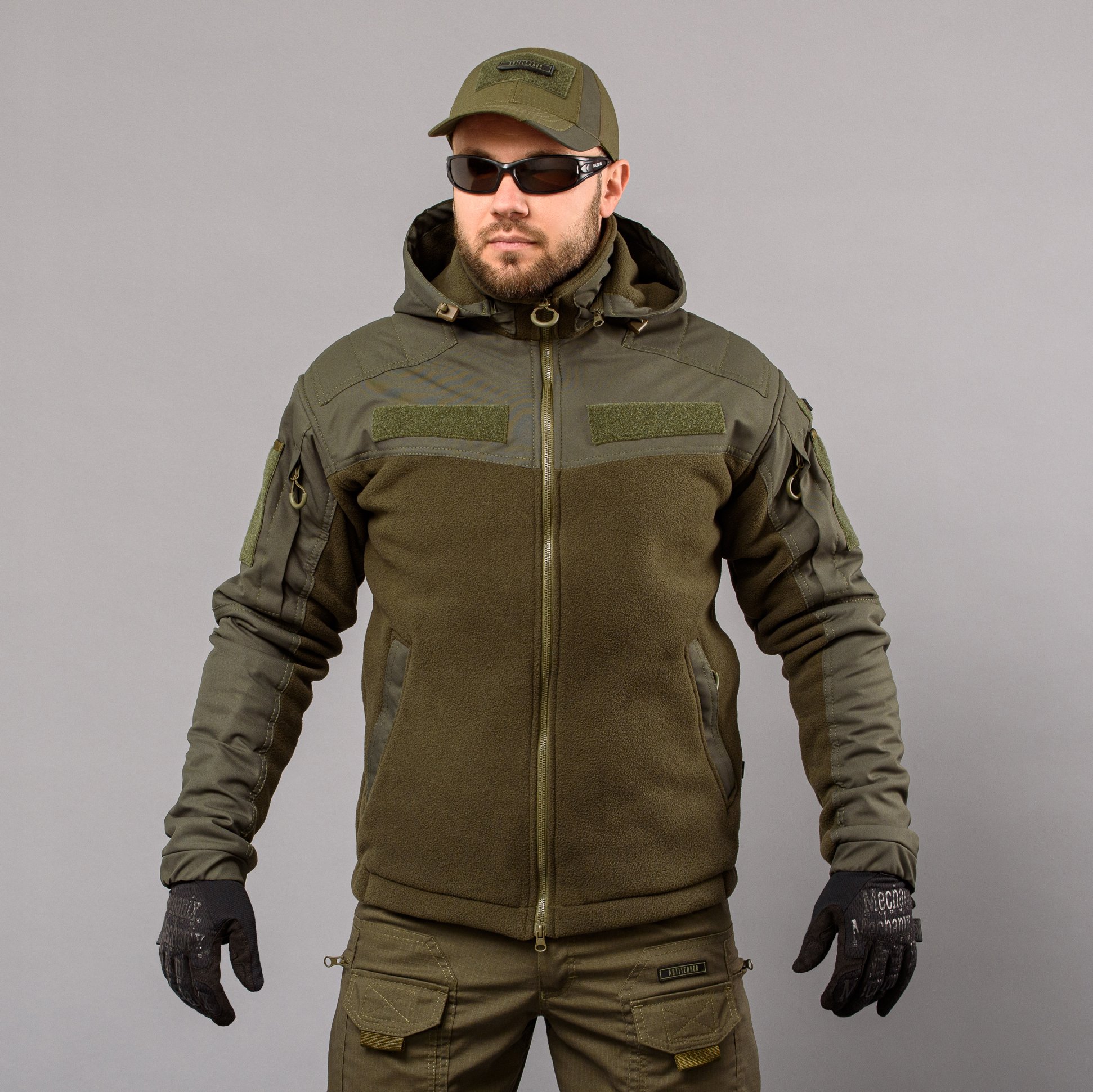 Толстовка з капюшоном "ANTITERROR II" OLIVE Armoline