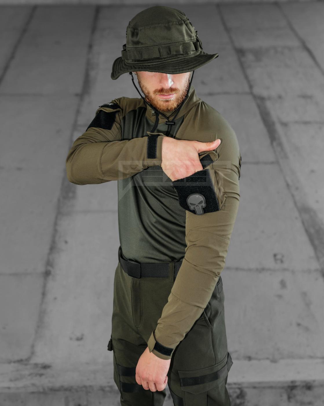 Сорочка тактична бойова Убокс (Убакс) BEZET хакі - Фото 3