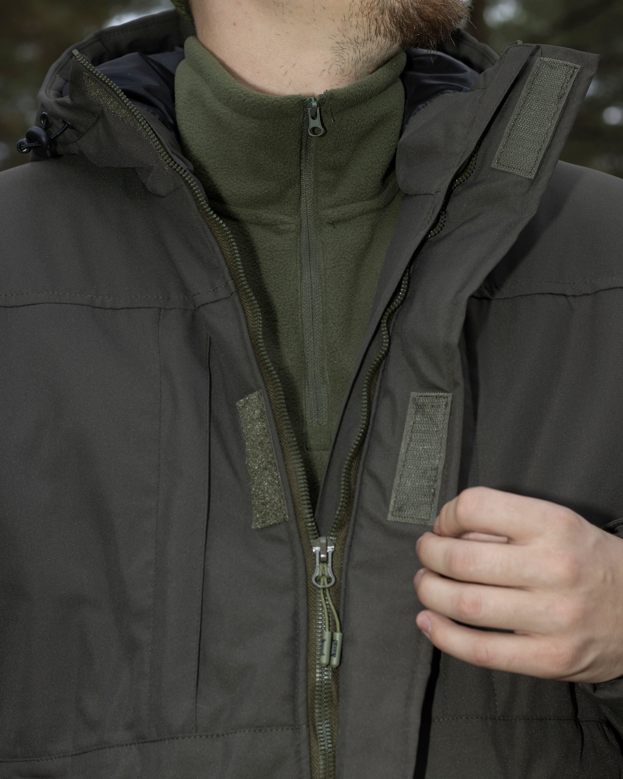 Куртка тактична зимова BEZET SnowPatrol хакі - Фото 38