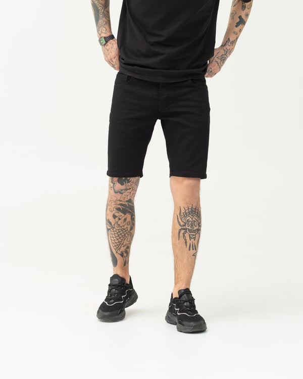 Чорні джинсові шорти BEZET базові