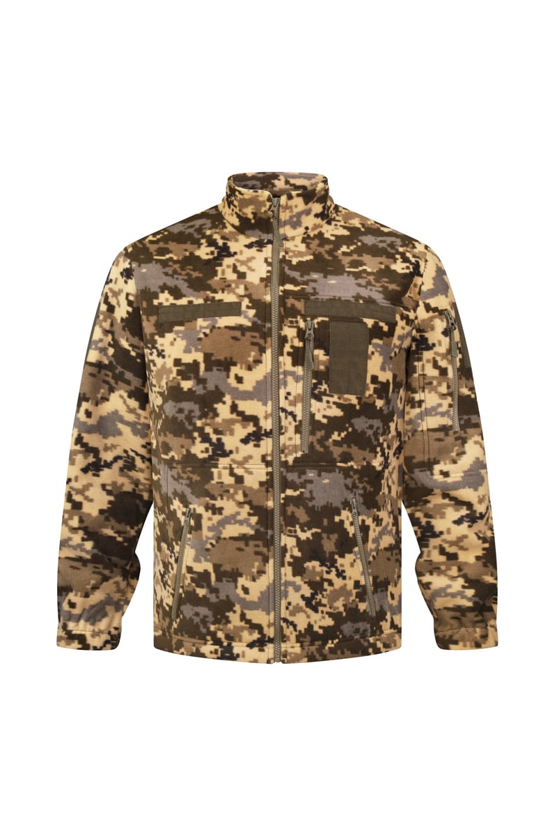 Тактична флісова кофта Медіум, піксель PlusPlus