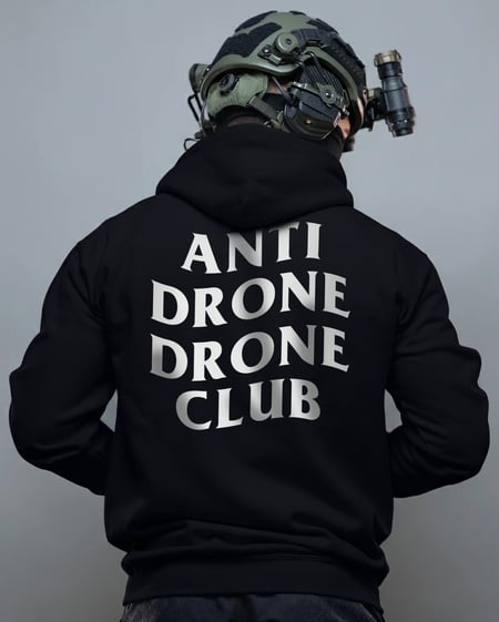 Худі на флісі / без флісу "Antidrone club" We feel