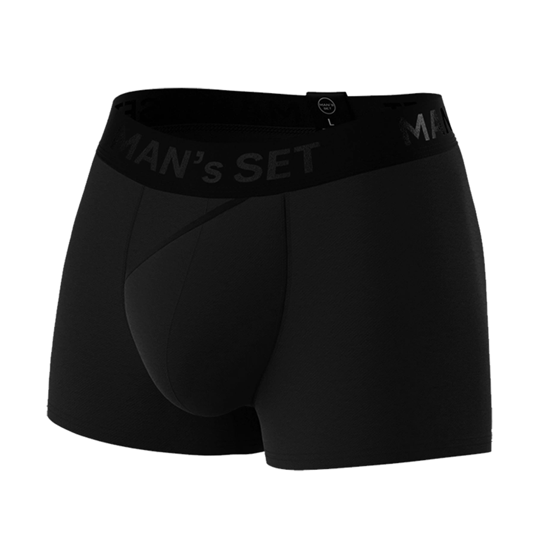 Чоловічі анатомічні боксери з бавовни, Anatomic Classic 2.0, Black Series, чорний MansSet