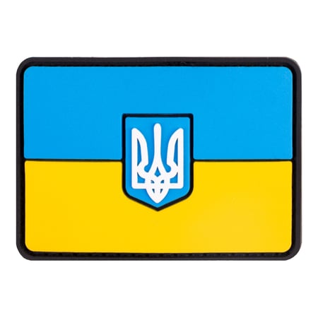 ПВХ патч "Флаг" желто-голубой - Brand Element