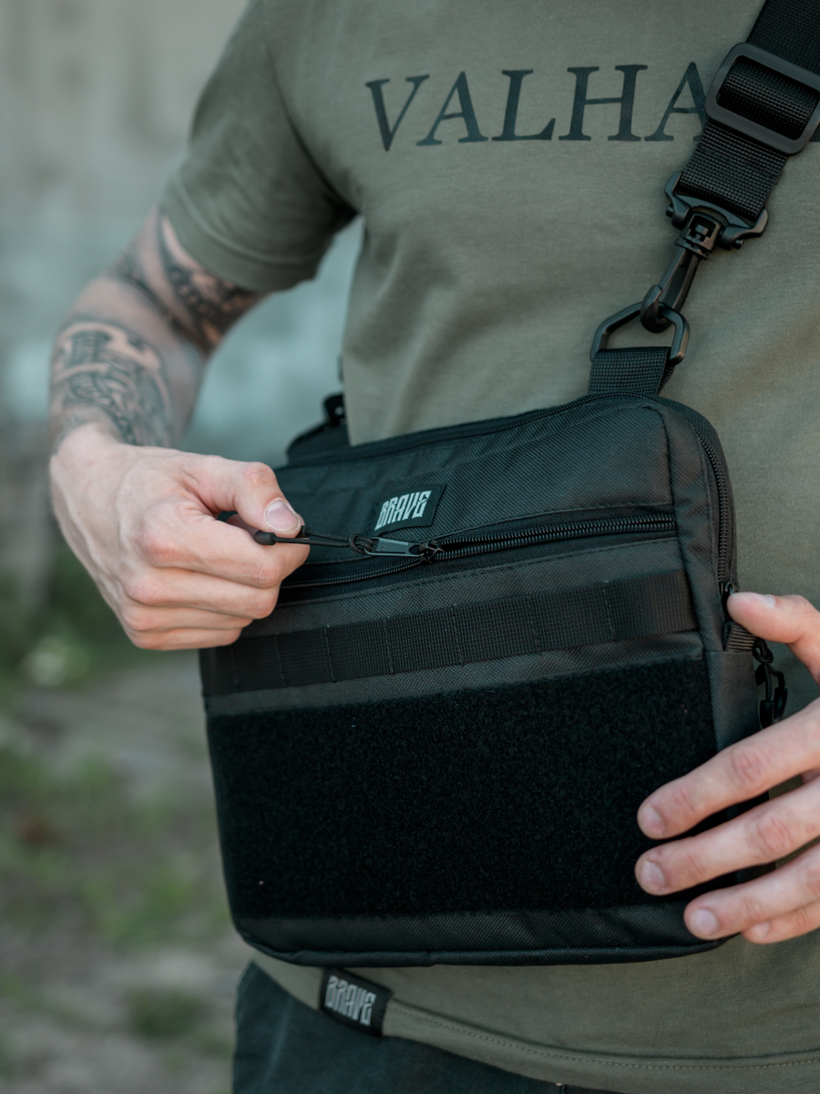 Сумка Х2 BLV V2 Чорна Stay Brave