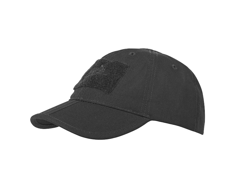 Бейсболка Helikon-Tex BBC Folding Cap Ripstop Black