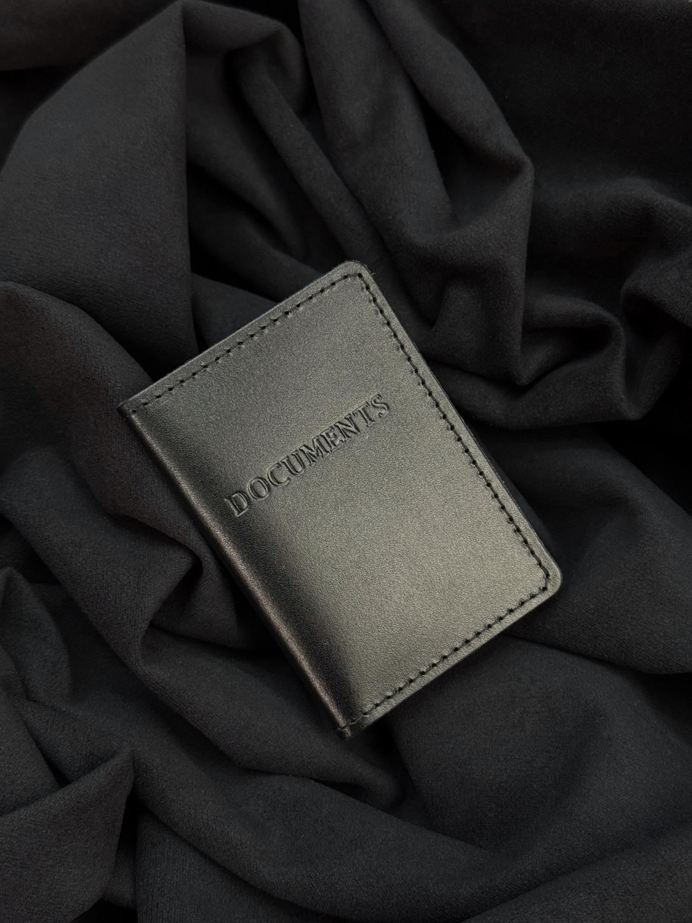 Обложка на документы (черный)