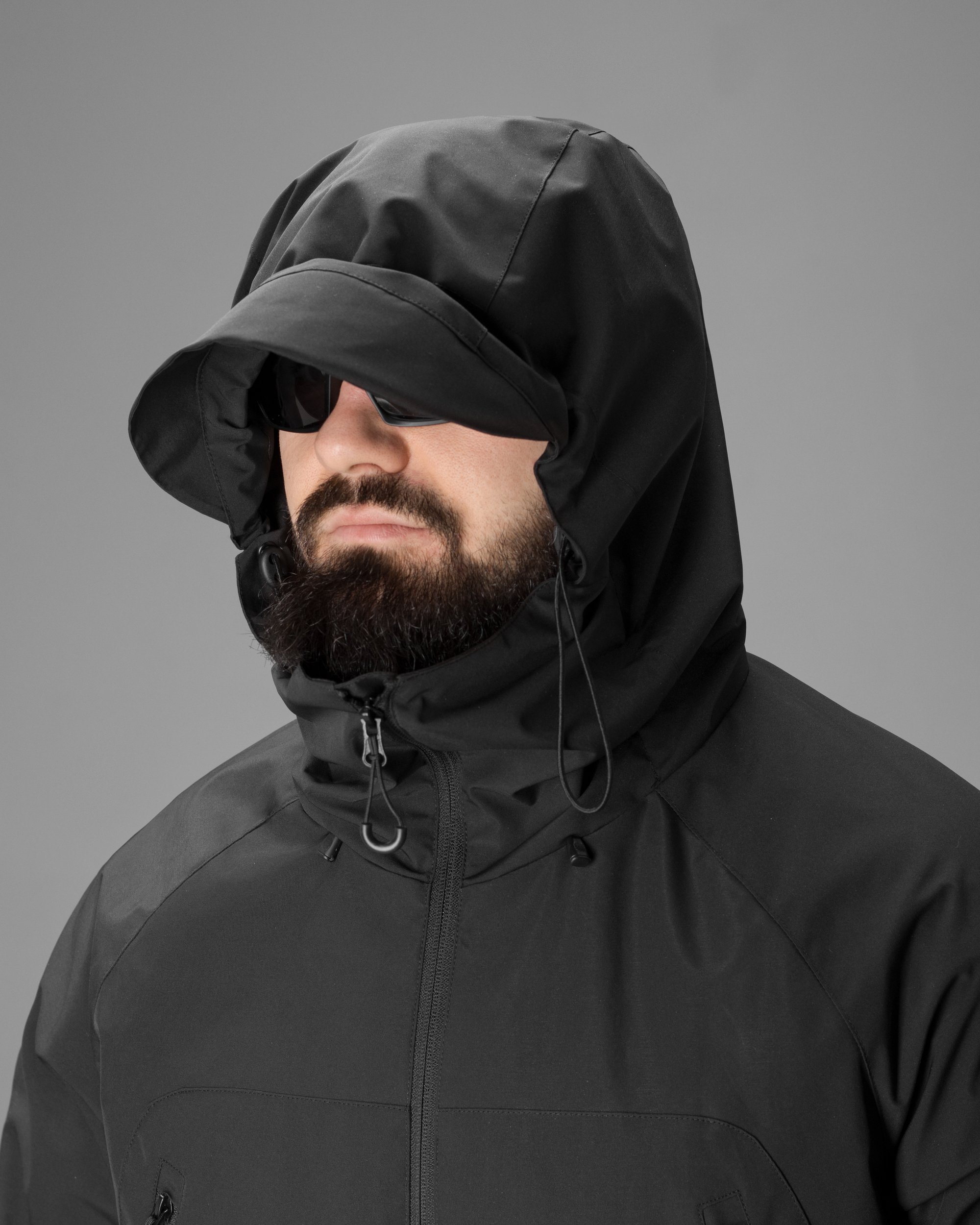 Куртка вітрівка BEZET Trail чорний - Фото 29