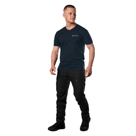 Футболка Camotec Totem V-neck Синій KOMBAT