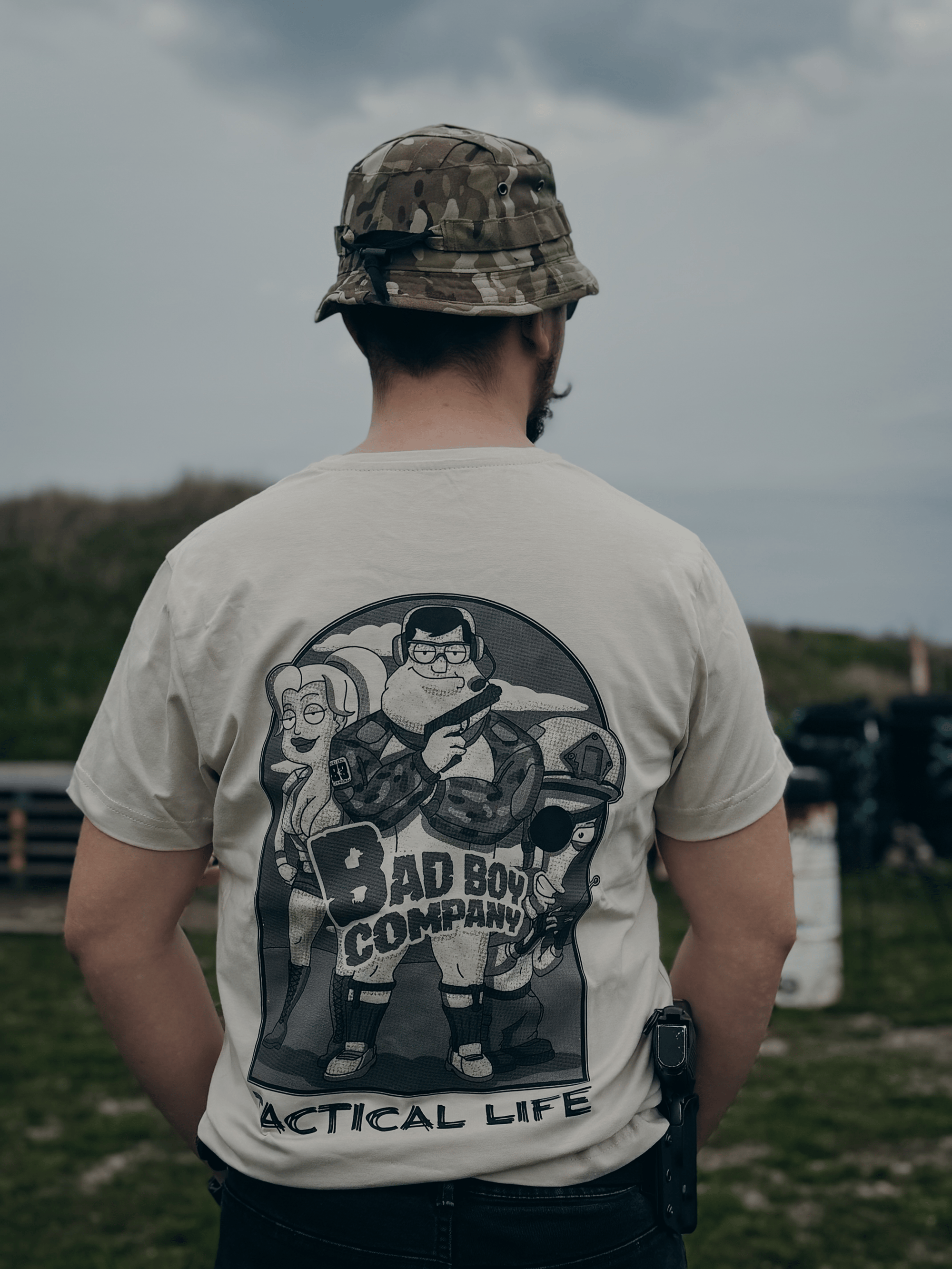 Футболка бежева Tactical Bad Boy Company