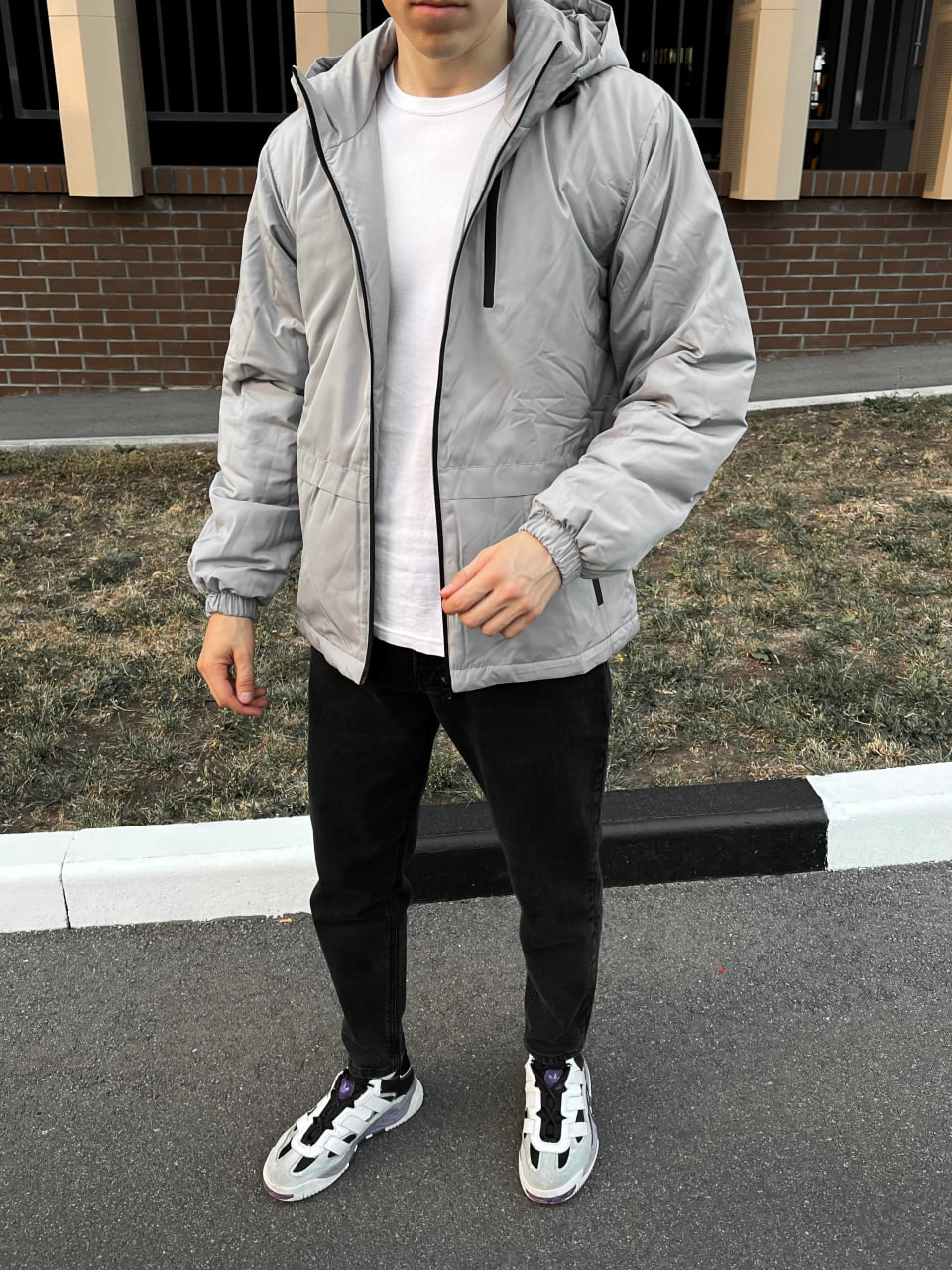 Чоловіча куртка демісезонна Reload Escape, світлосірий