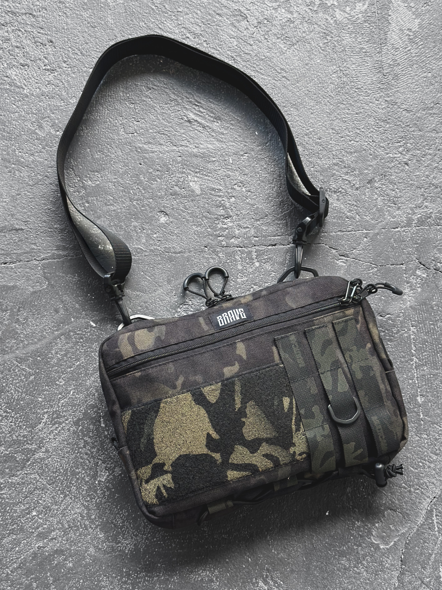 Сумка Х6 Чорний Мультикам Stay Brave Company