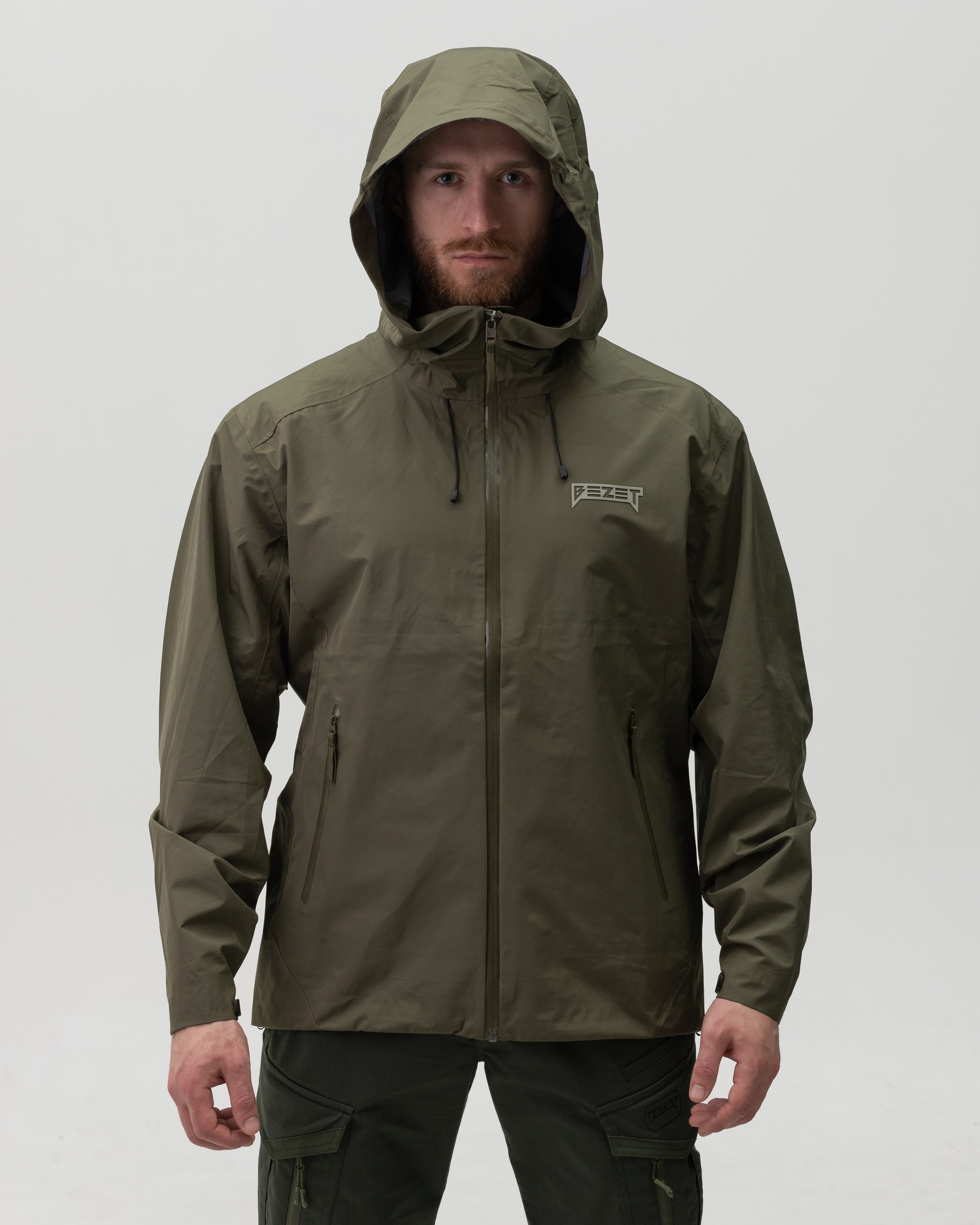 Куртка вітрівка BEZET ShieldTech хакі - Фото 34