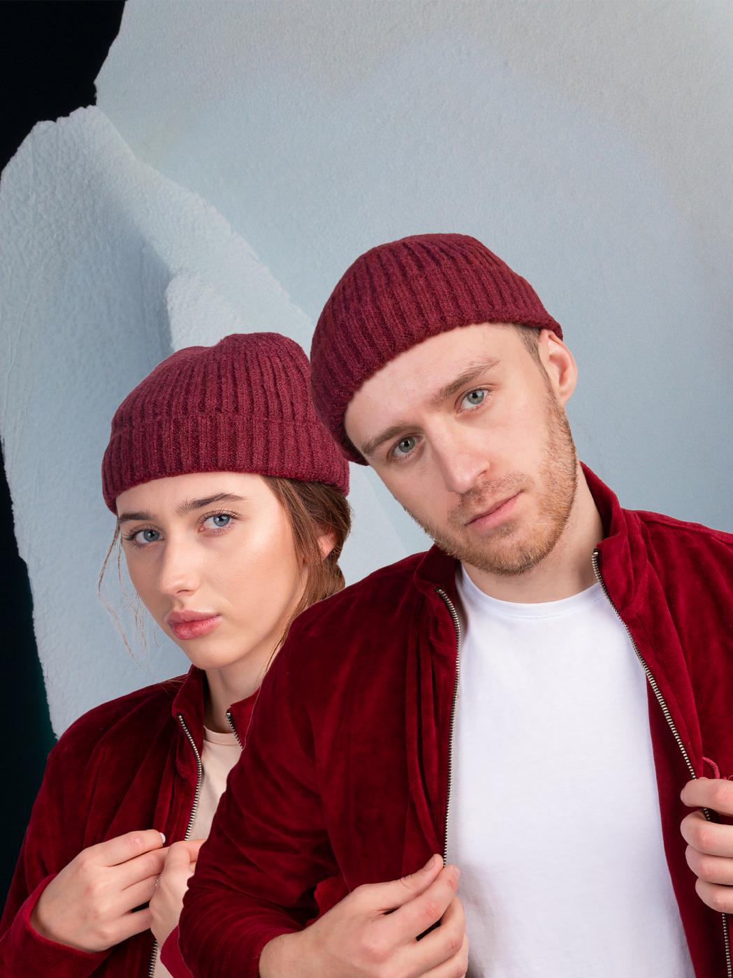 Шапка Bezet burgundy