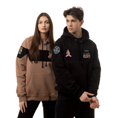 Худи для твоих патчей, мокко унисекс Brand Element