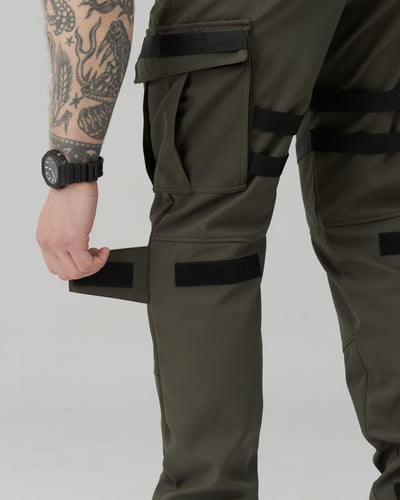 Штани карго BEZET Aggressive хакі - Фото 7