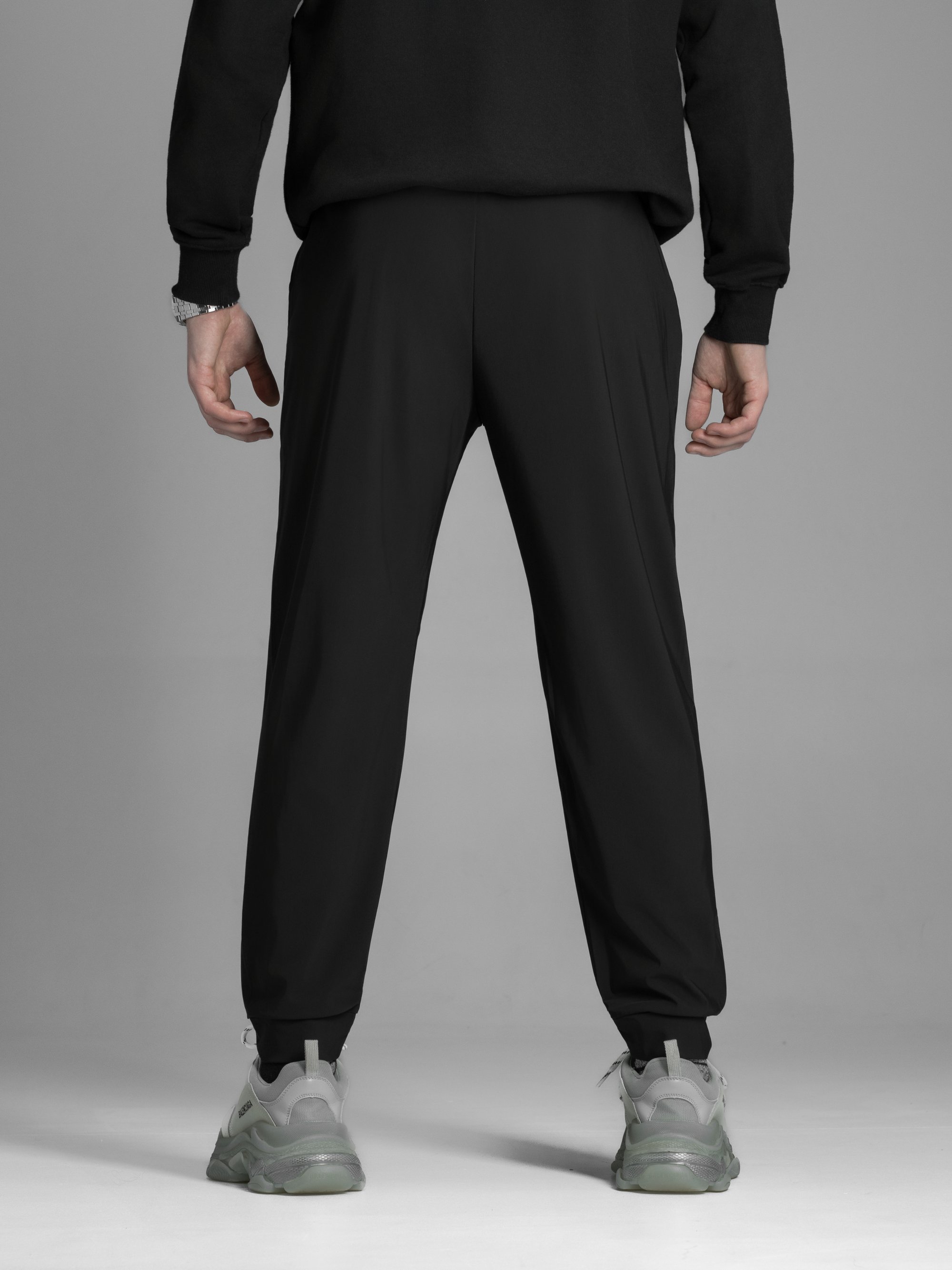 Штани джогери BEZET Raw чорний - Фото 9