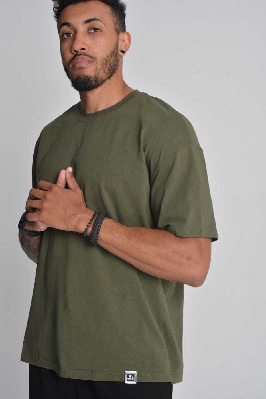Футболка Oversize хаки Hi Mate