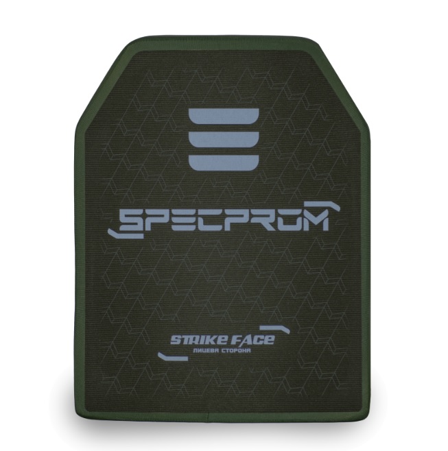 Керамічна бронеплита SPECPROM CAP6-M Sic+PE 6-го класу 2.9 кг 25х30 см Олива