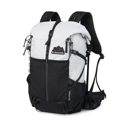 Рюкзак туристичний Naturehike Helium, 30+5 л, білий EquipLine