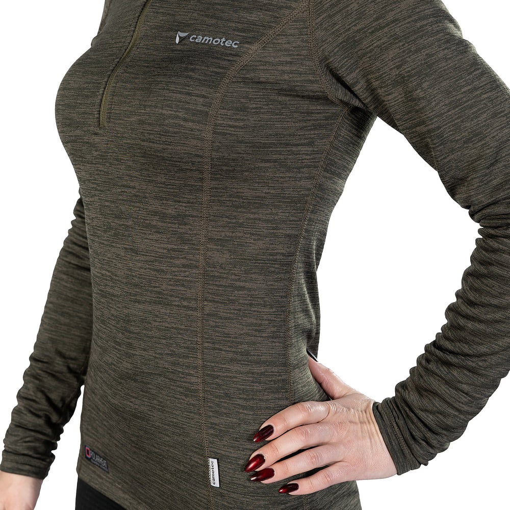 Кофта Camotec Pani Hawk Polarheat QS Pro Олива KOMBAT - Фото 4