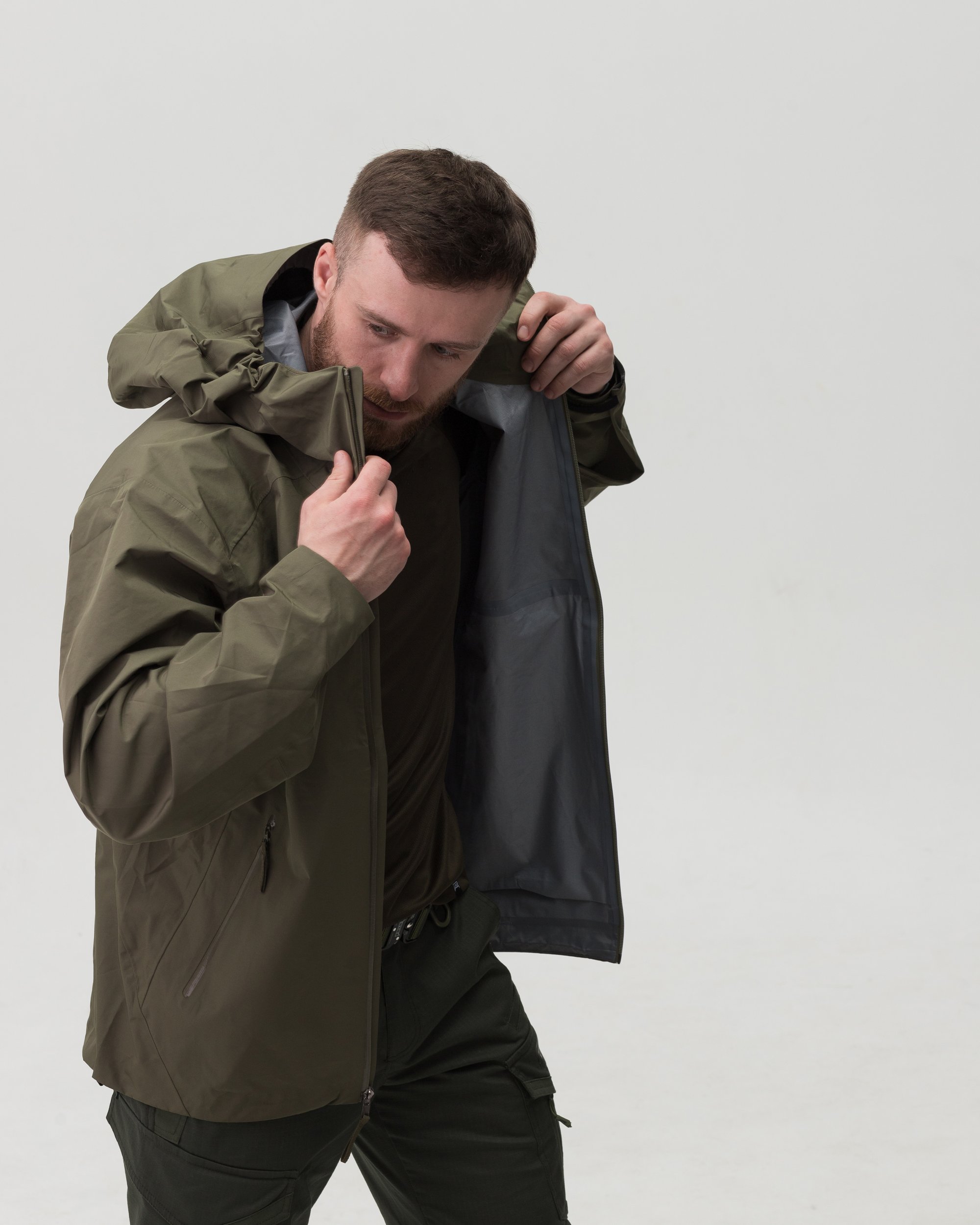 Куртка вітрівка BEZET ShieldTech хакі - Фото 36