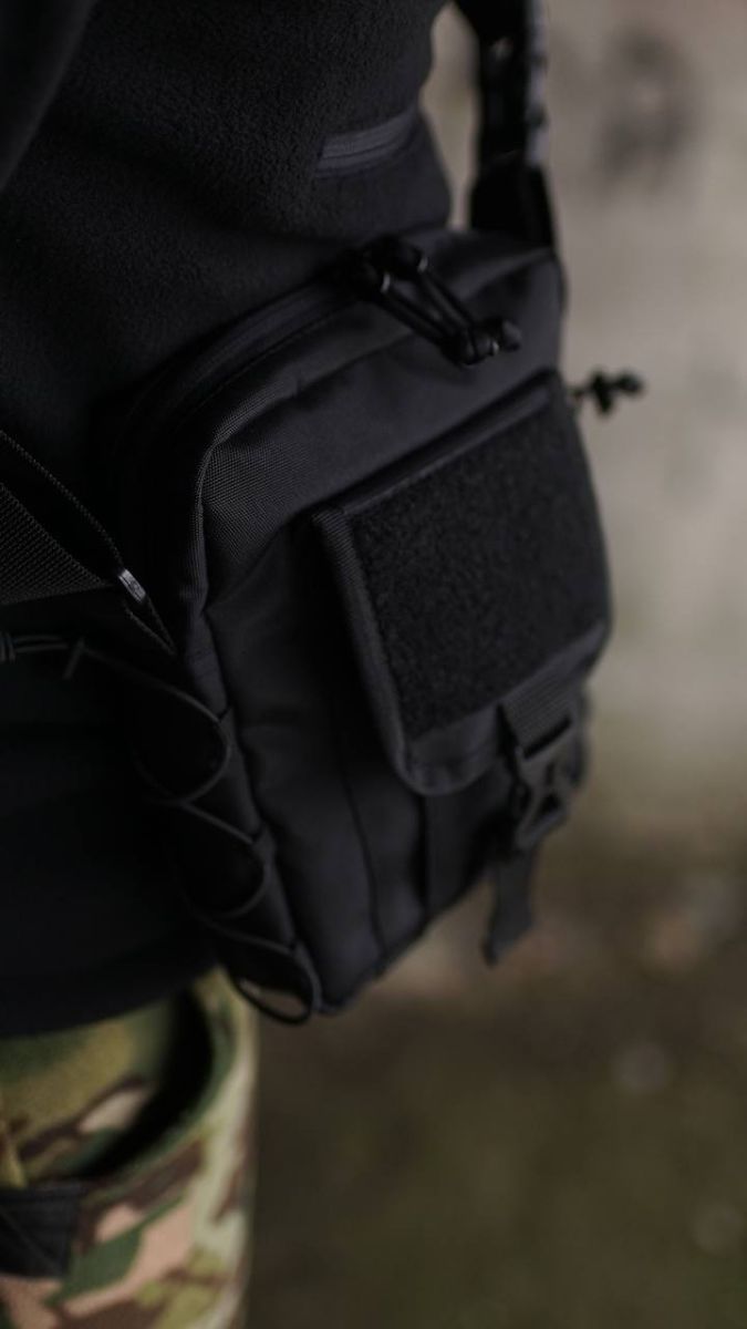 Сумка через плече Turkul, Чорна AVGear - Фото 8