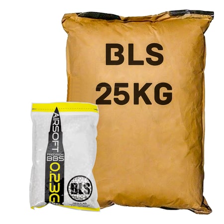 Кульки для страйкболу BLS 0.23 25кг - 108750 шт (білі) Emerson