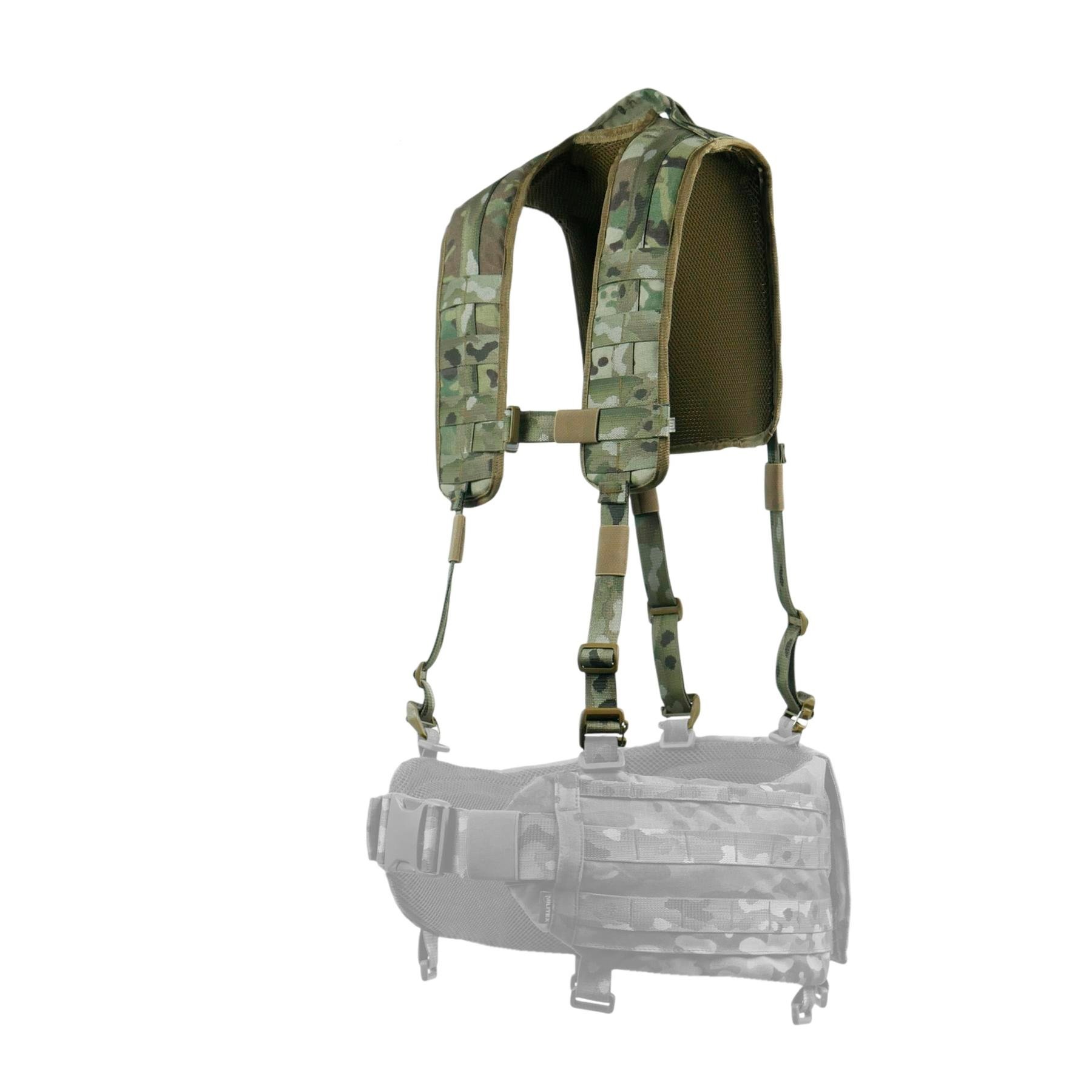 Лямки для ременно-плечевой системы (РПС) Militex | Cordura 1000D | мультикам KIBORG