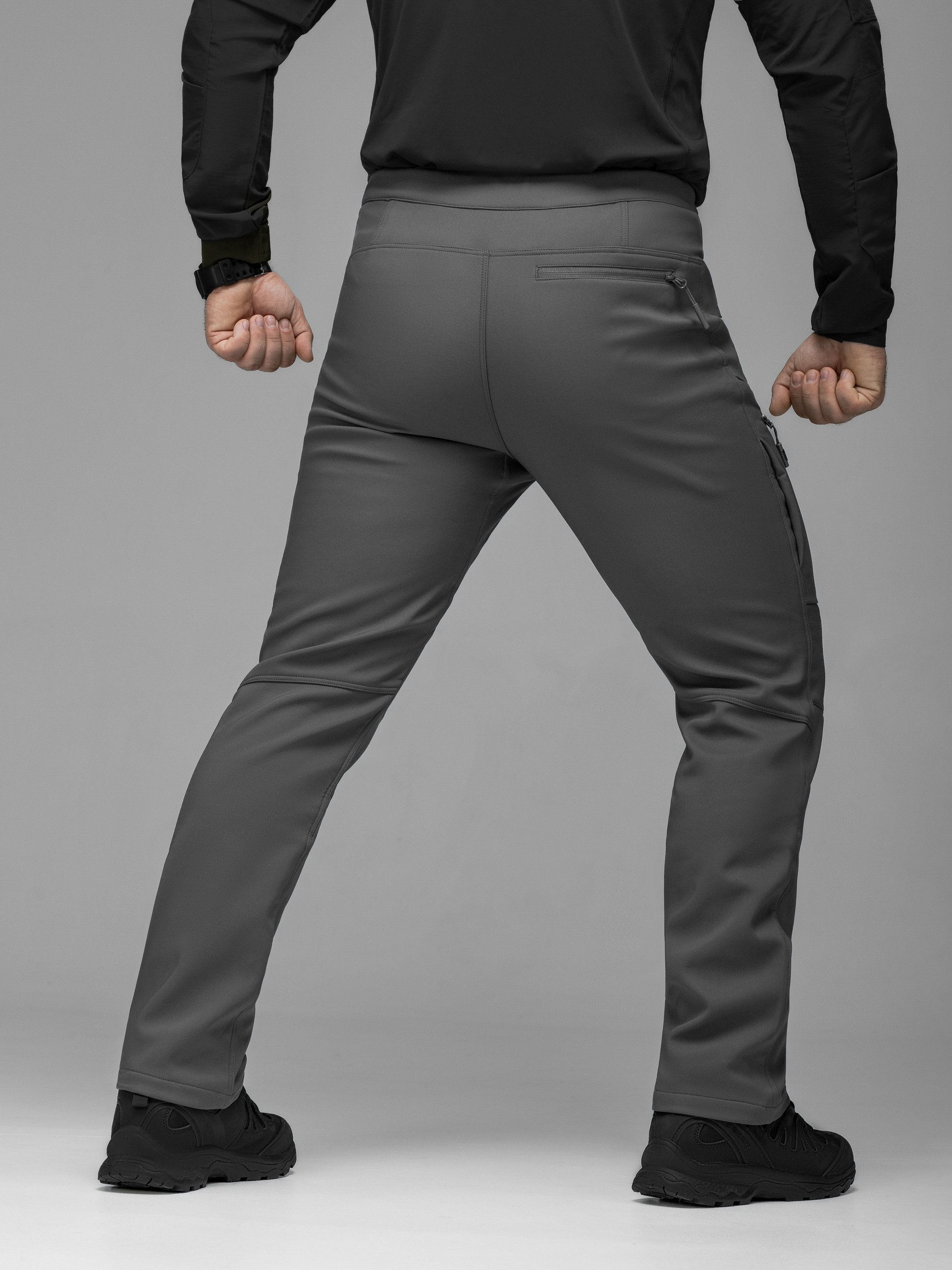 Брюки карго тактичні Softshell BEZET Techwear сірий - Фото 11