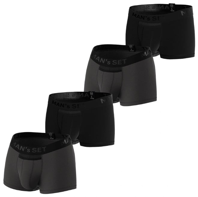 Комплект трусів Anatomic Classic Light, Black Series, 4шт MansSet