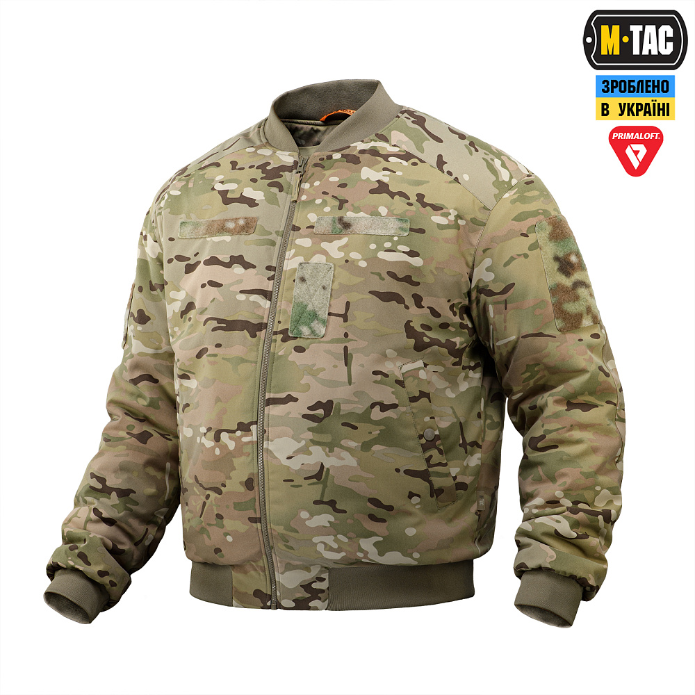 Куртка зимова M-Tac MA-1 Military Primaloft. Мультикам СПЕЦПРОМ КР