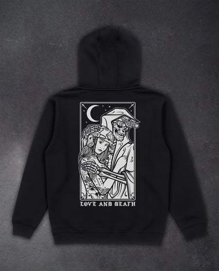 Худі на флісі / без флісу "Love And Death" We feel