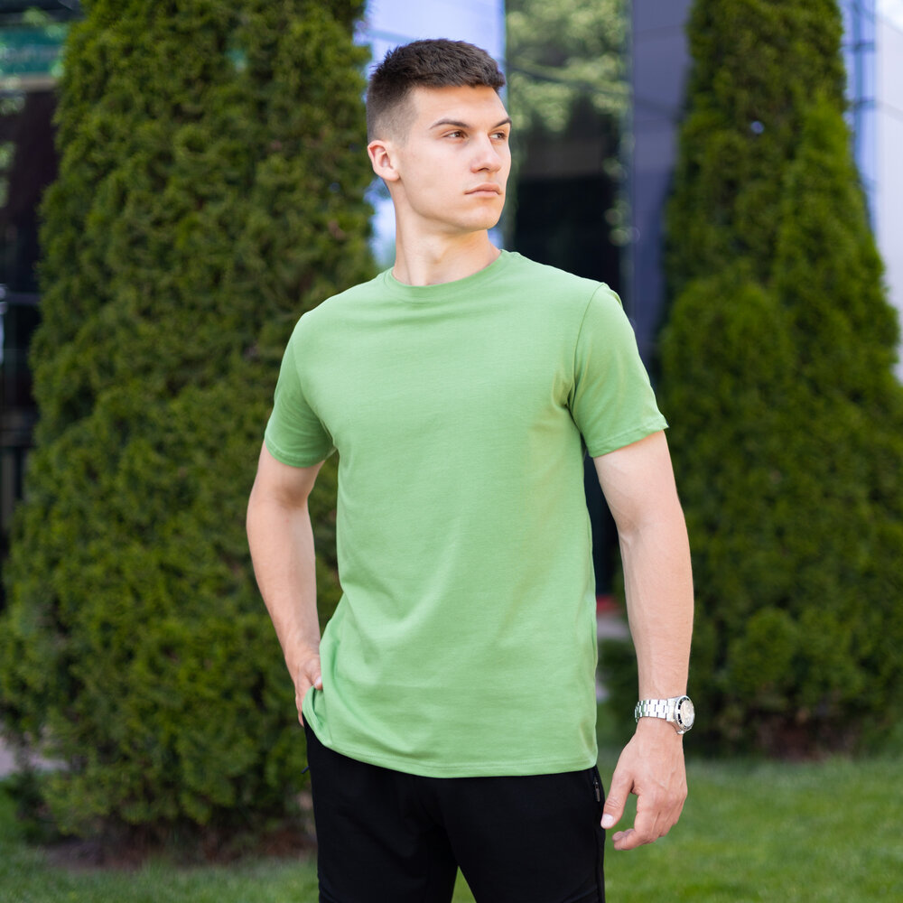 Чоловіча футболка Pobedov Peremoga фісташкова