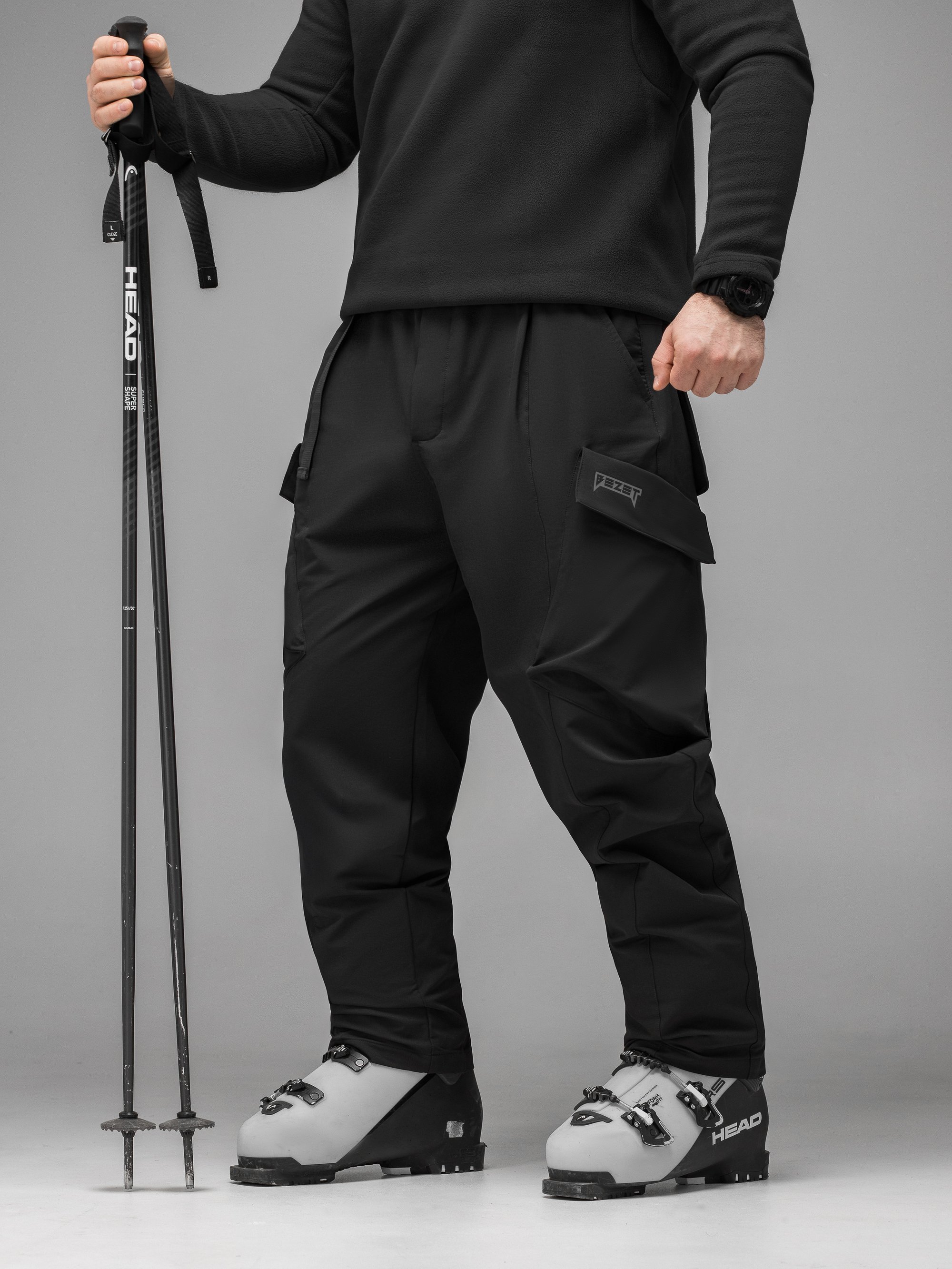 Штани карго BEZET Grit чорний