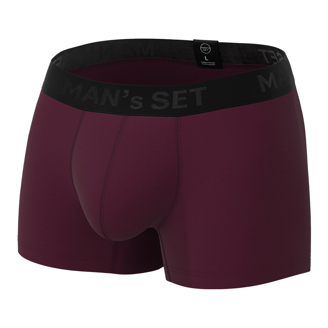 Мужские анатомические боксеры, Intimate 2.0 Black Series, марсала MansSet