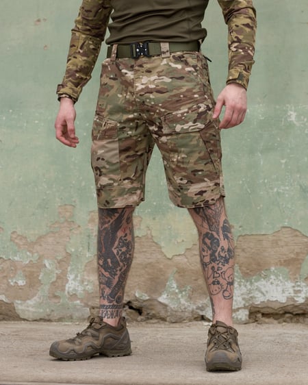 Шорты карго тактические BEZET Military мультикам