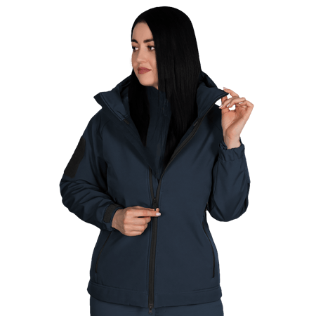 Куртка жіноча Camotec Stalker SoftShell Синій KOMBAT
