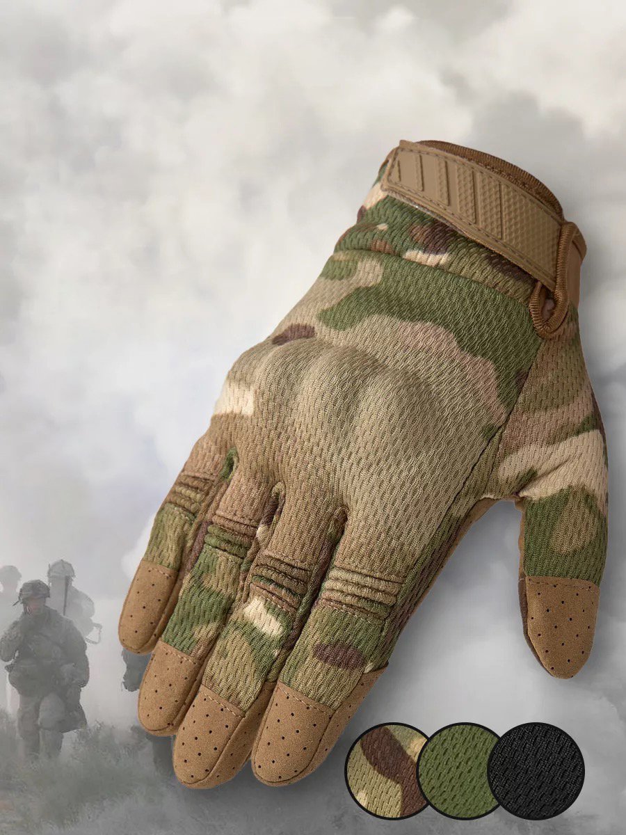 Рукавиці тактичні BEZET Battle мультикам