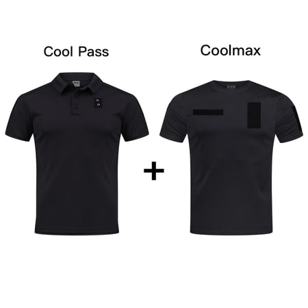 Комплект уставной, Футболка поло CoolPass + Футболка Coolmax, Поліція, чорний