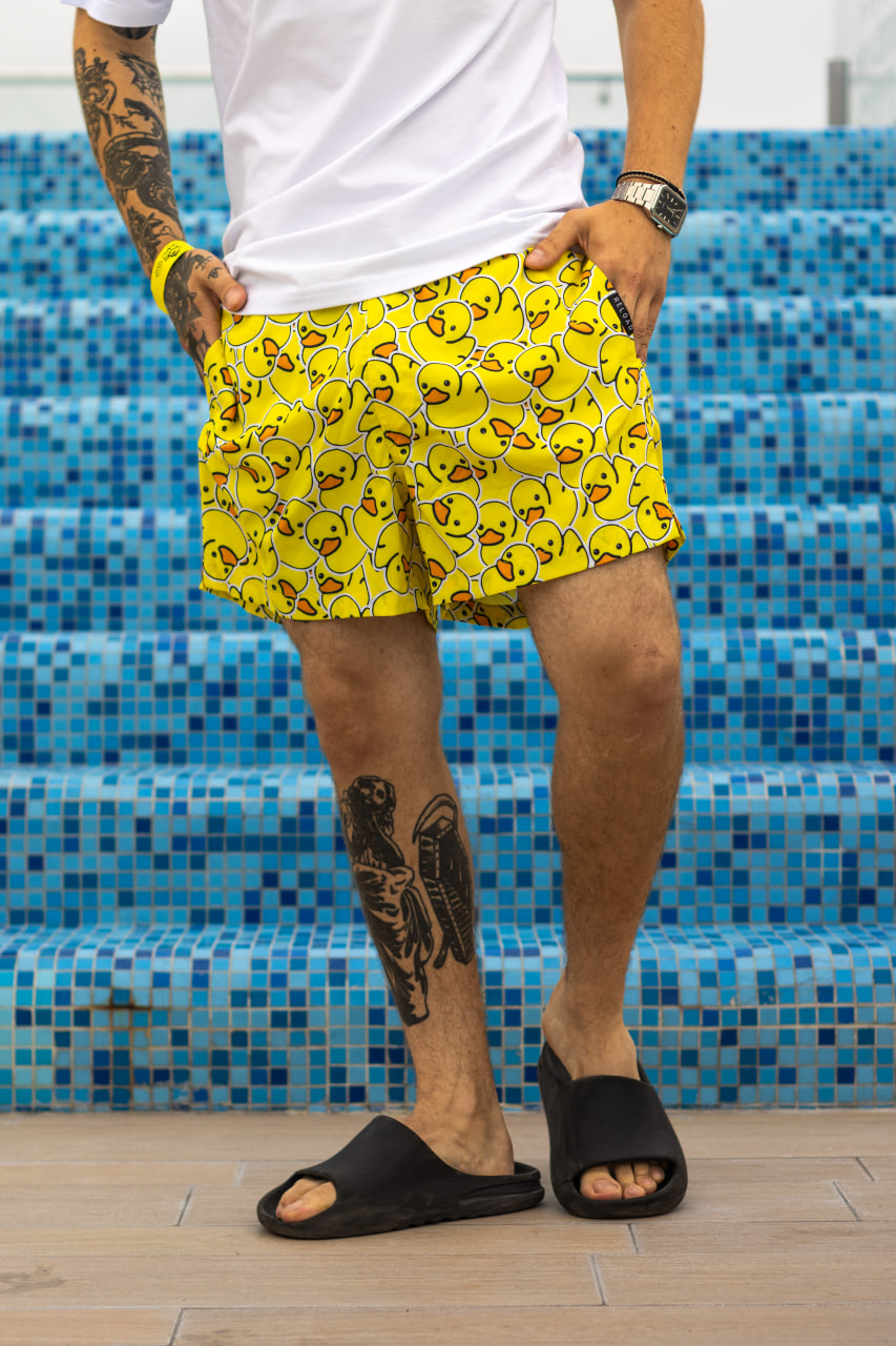 Шорти плавательные Reload - Ducks, желтый
