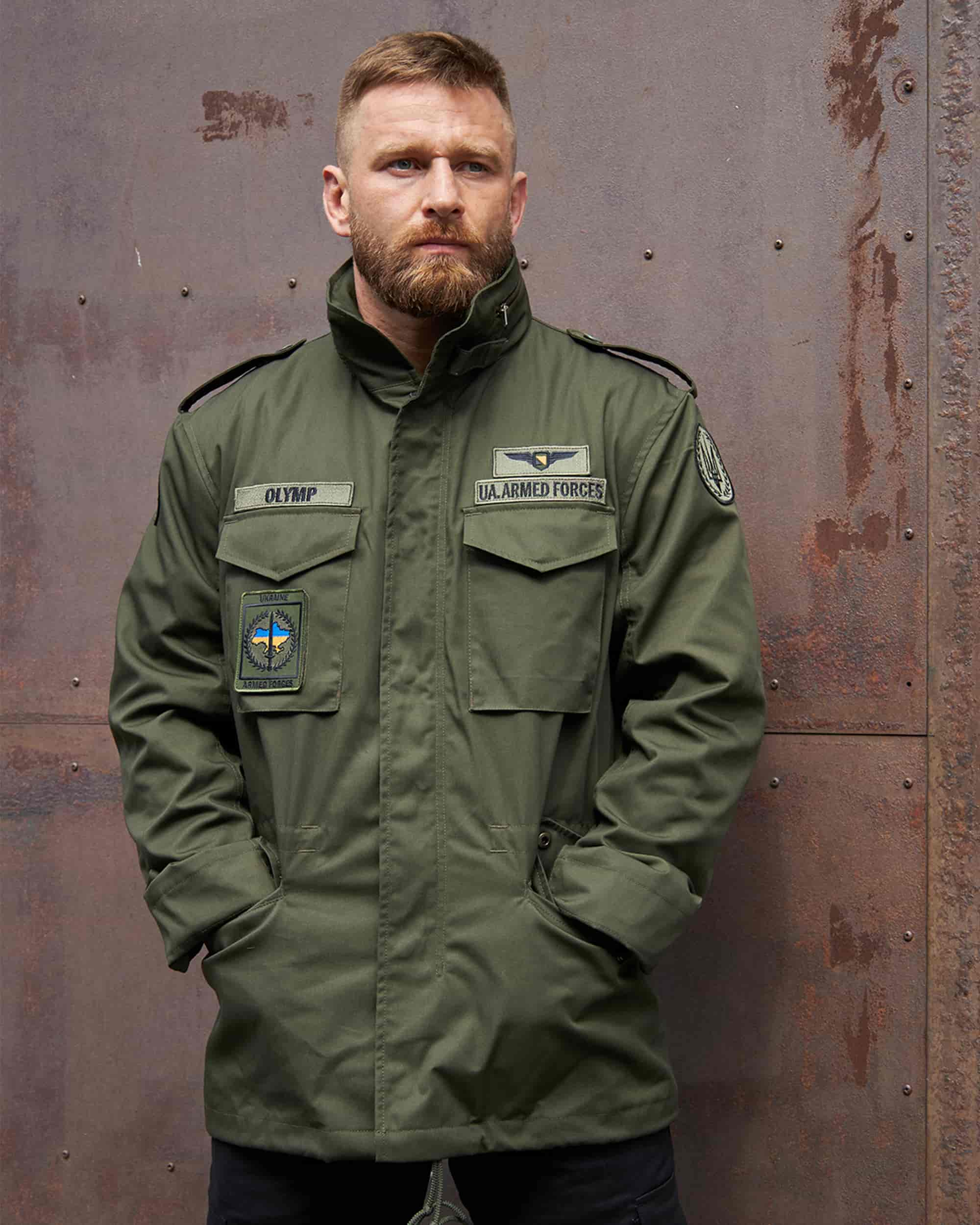 Куртка M-65, хакі з українськими нашивками Olymp
