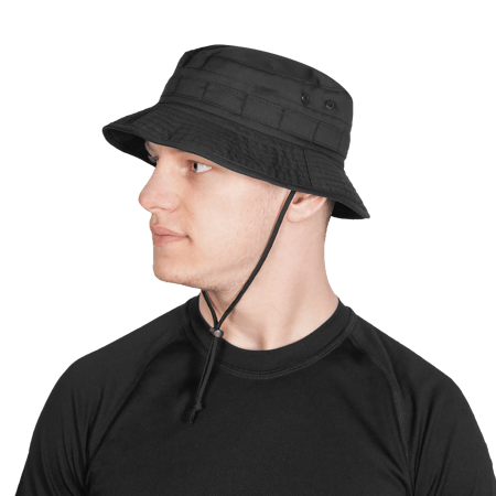 Панама Camotec Boonie 3.0 Twill Чорний KOMBAT