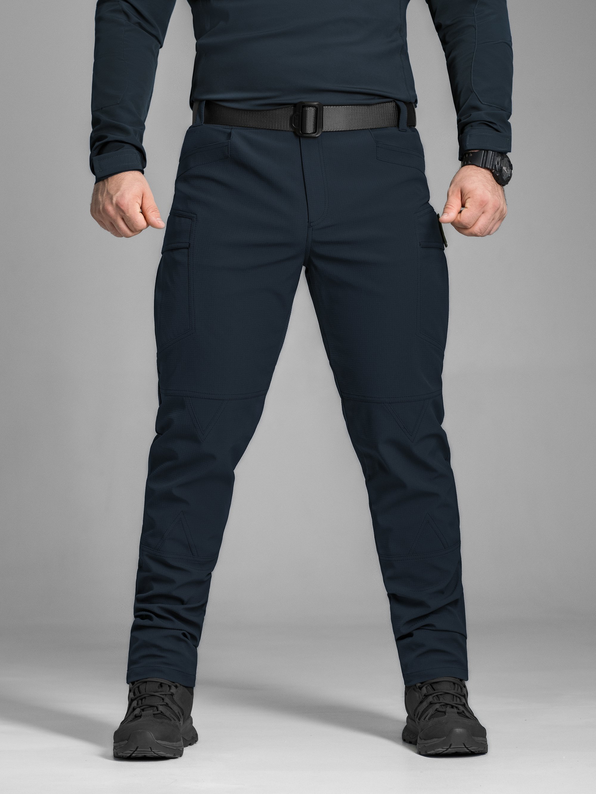 Брюки карго тактичні BEZET Капелан синій - Фото 1