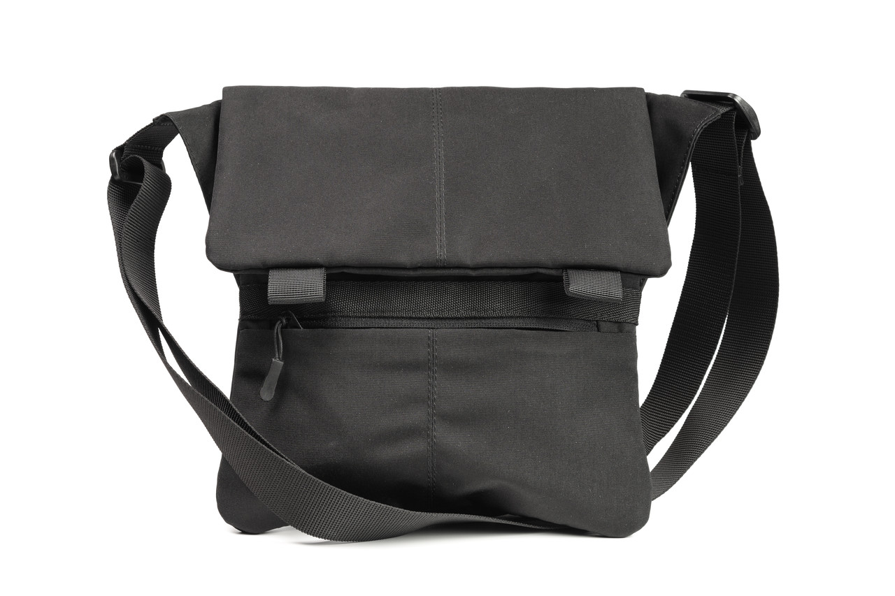 Текстильна сумка через плече, кобура Чорна Оксфорд HardKIT