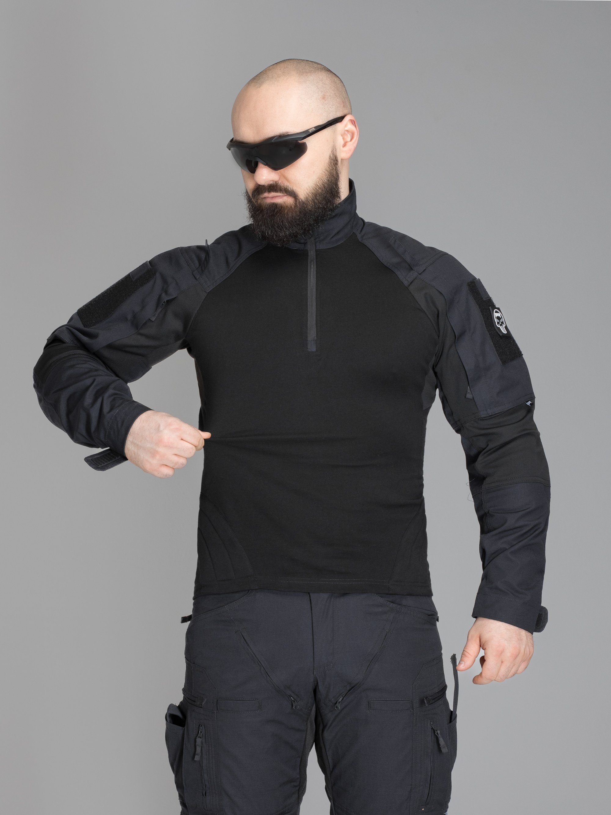 Сорочка бойова BEZET Штурм чорний - Фото 8