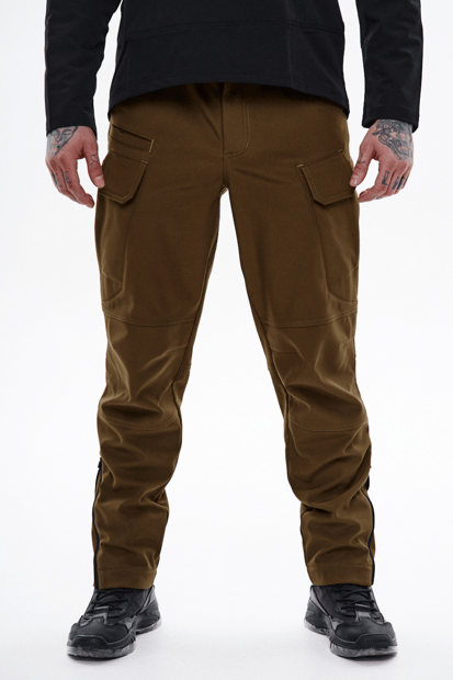 Карго штани з софтшелу "Варріор", койот TURWEAR